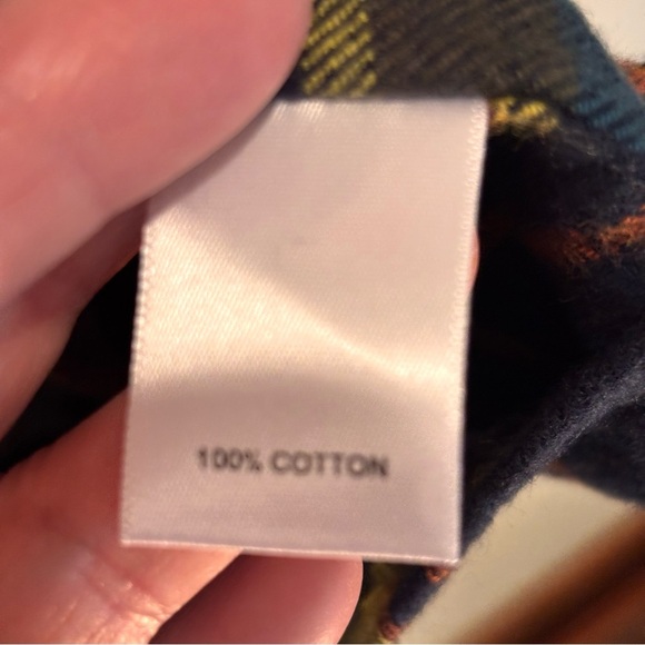 NWT Rowm Big&Tall Nomad Collection Long Sleeve Flannel Button Down Shirt,size4XB - Picture 7 of 12